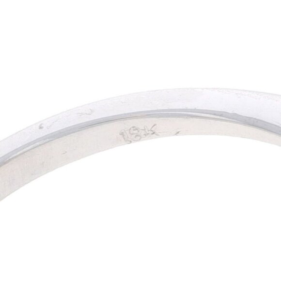 White Gold Diamond Sapphire Vintage Cluster Cocktail Ring 18k Rd 1.86ctw Floral - Picture 6 of 6